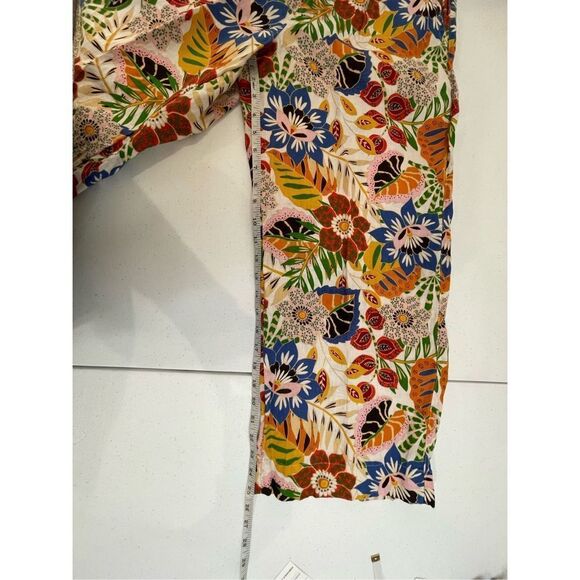 C & C California linen pants women’s floral colorful size small - Picture 5 of 5